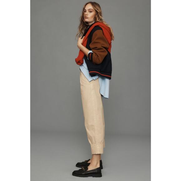 Anthropologie High-Cuff Chino Pants 12 - Picture 1 of 8